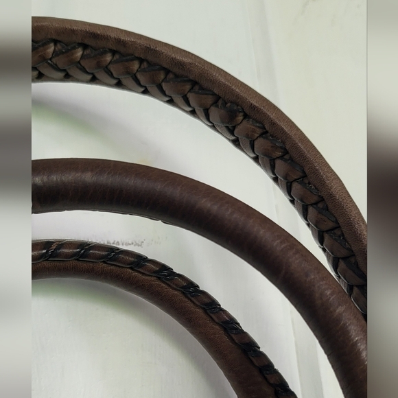 Frye Jenny Leather Crossbody Top Braided Handle Bag - Picture 9 of 15